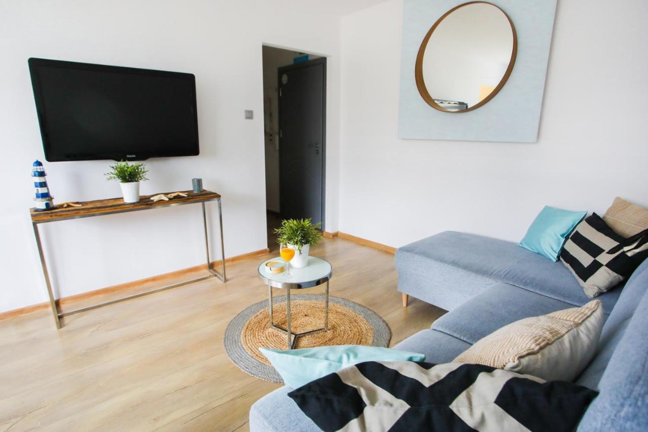 Apartament Blekitno Na Bialym Władysławowo Exteriör bild